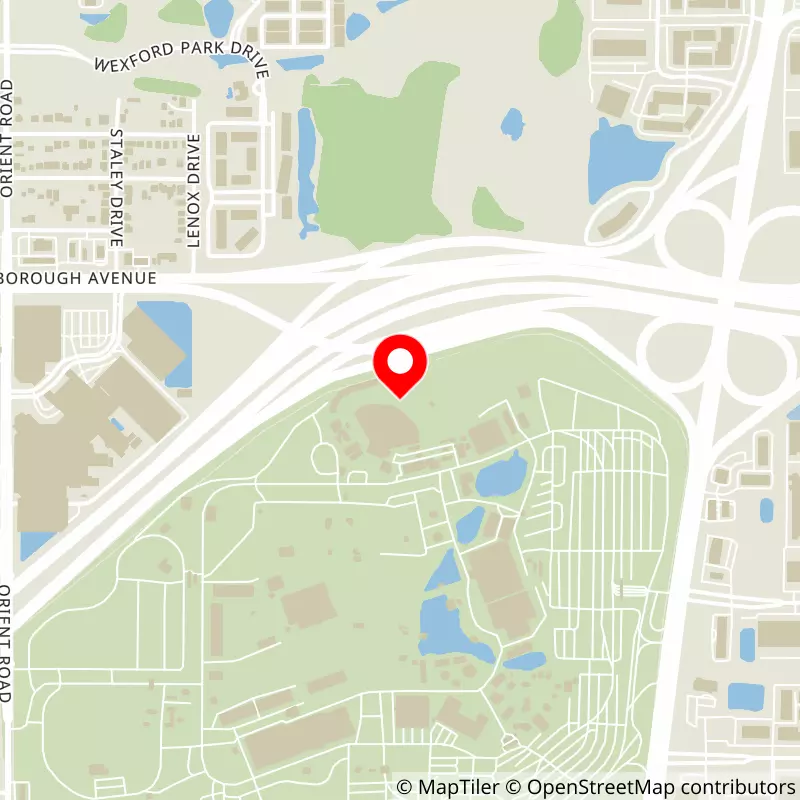 Map of MIDFLORIDA Credit Union Amphitheatre's location