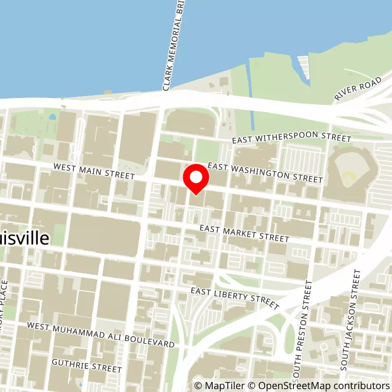 Map of KFC Yum! Center's location