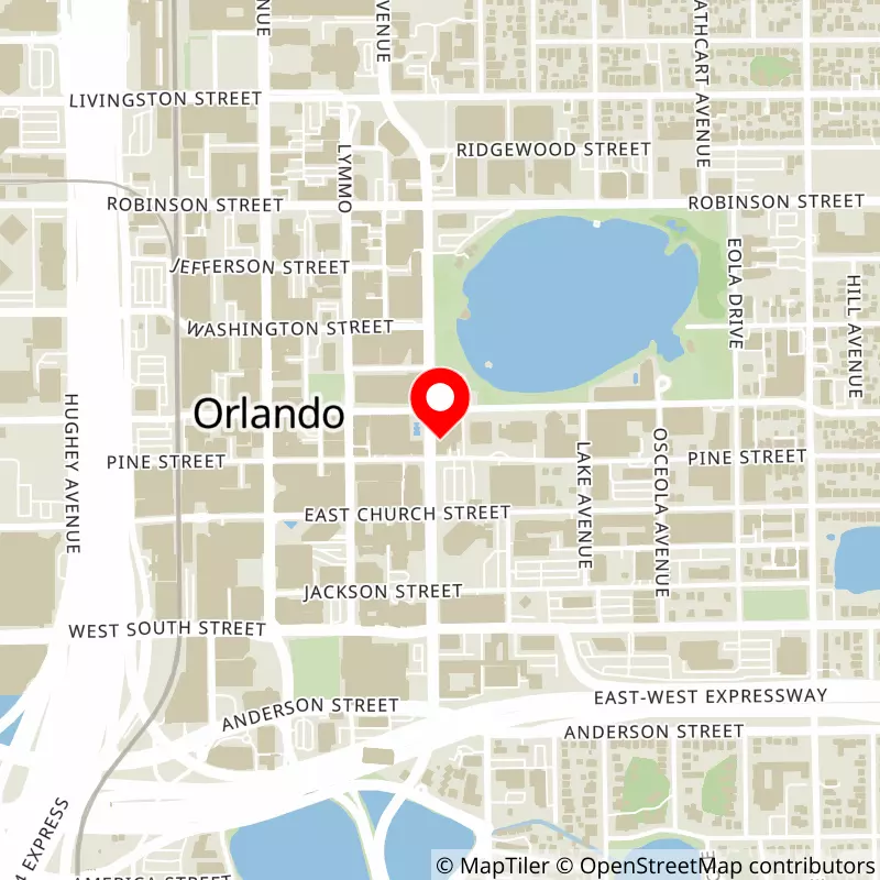 Map of Kia Center's location