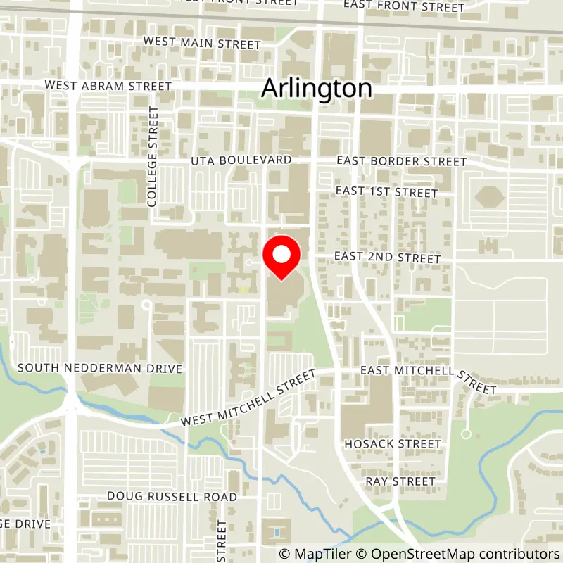 Map of College Park Center's location
