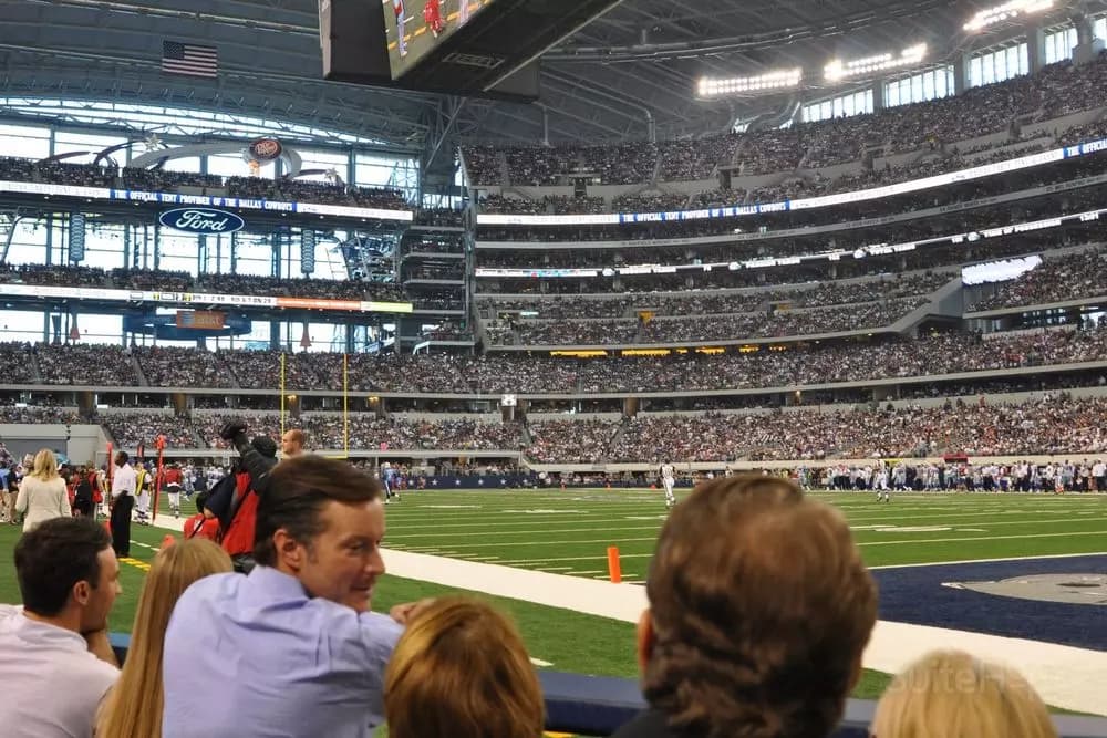 View of the field from the Field Suite patio.
