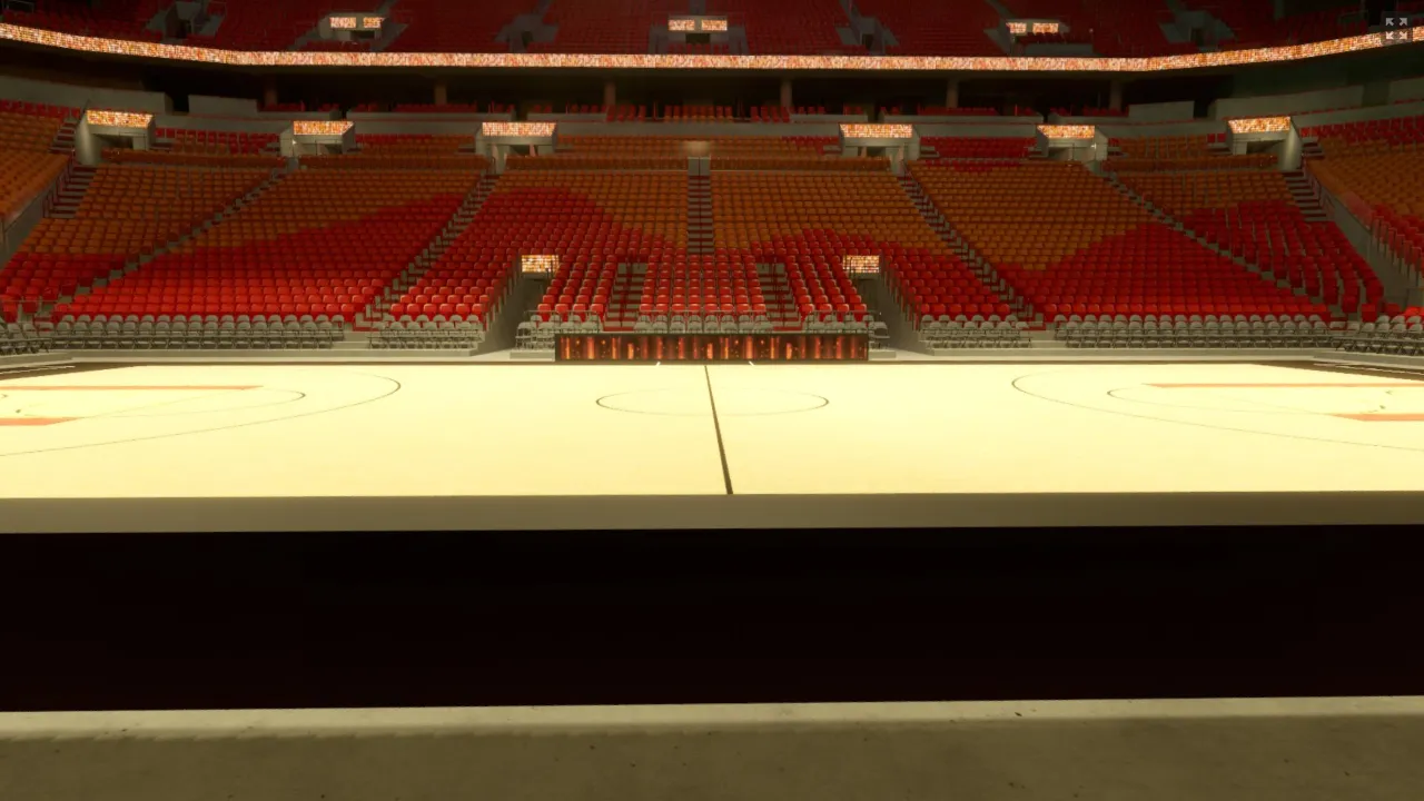 Courtside South, Row AA