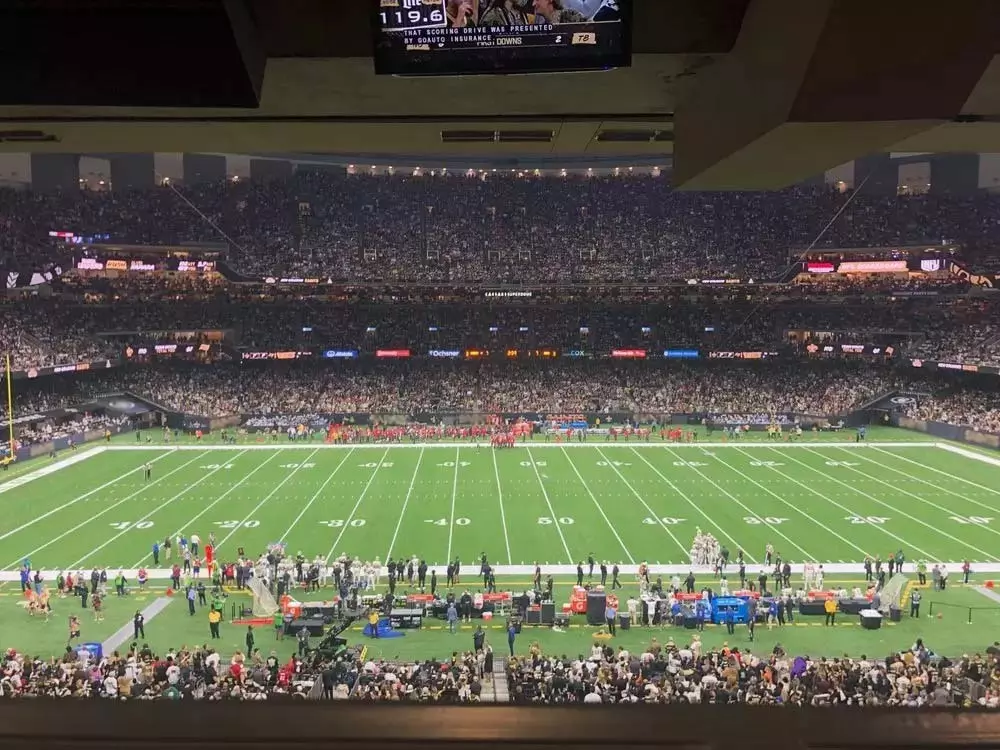 New Orleans Saints suites and premium seating