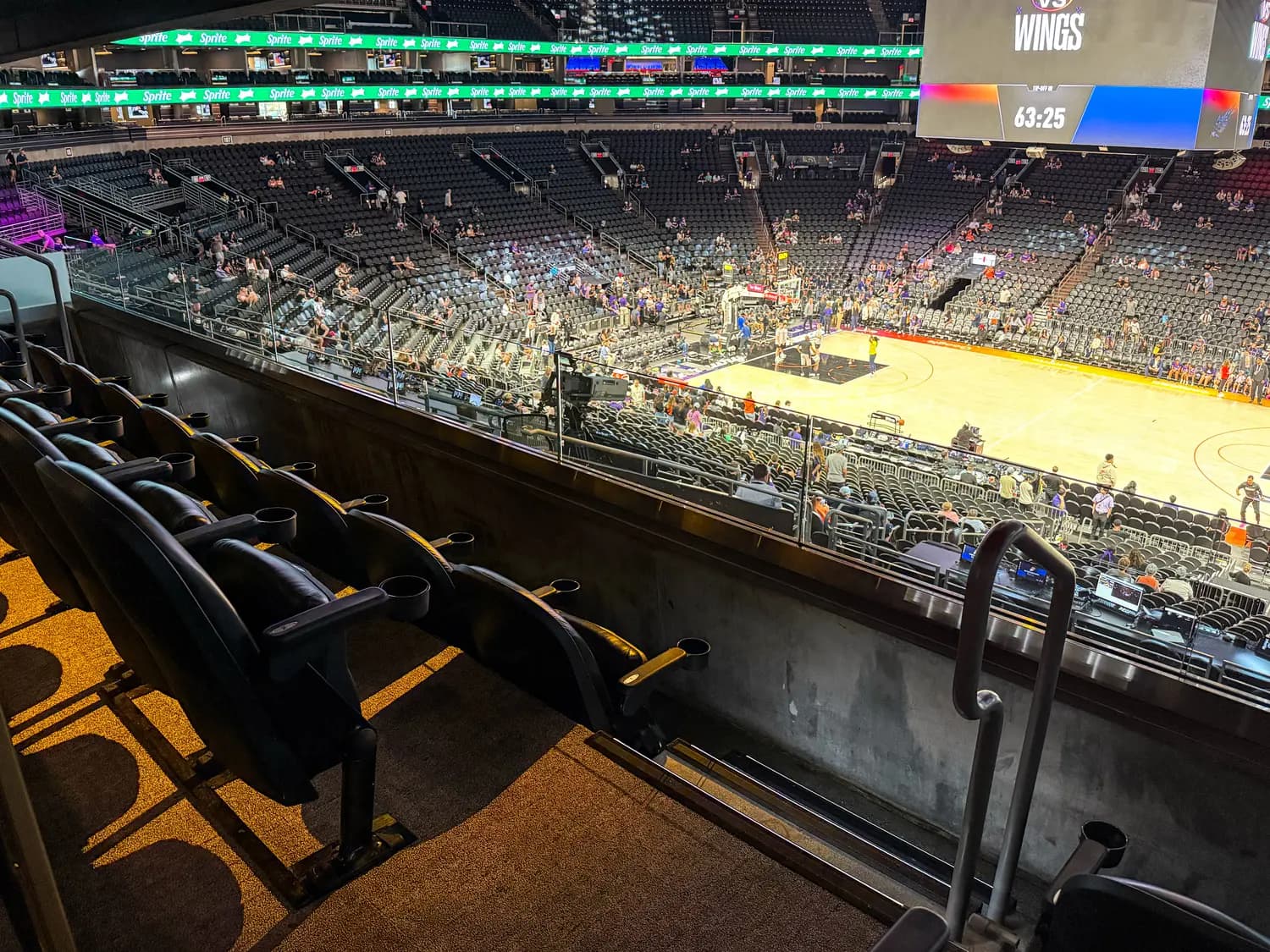 Mortgage Matchup Center suites and premium seating