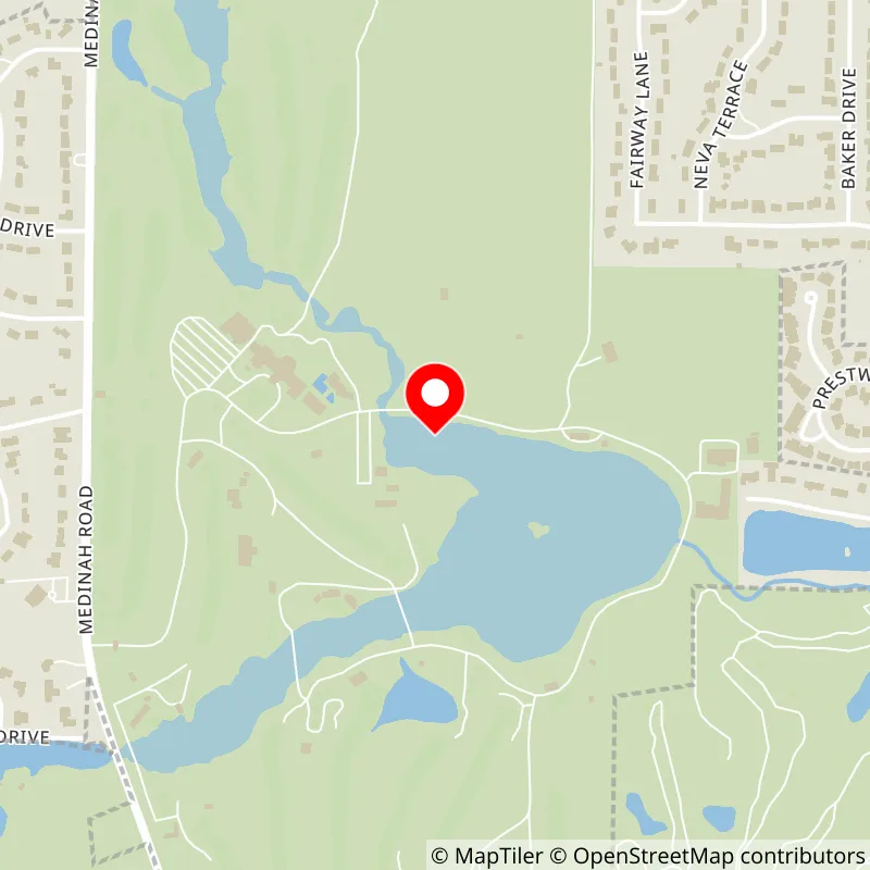 Map of Medinah Country Club's location